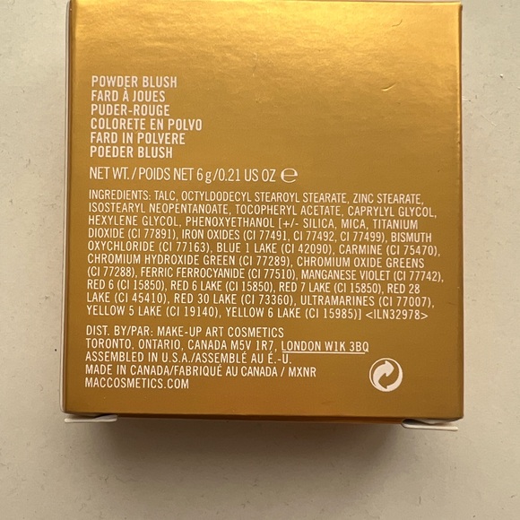 Mac Cosmetics Guo Pei Blush - Lotus Blossom Powder Blush Limited Edition - Picture 3 of 4